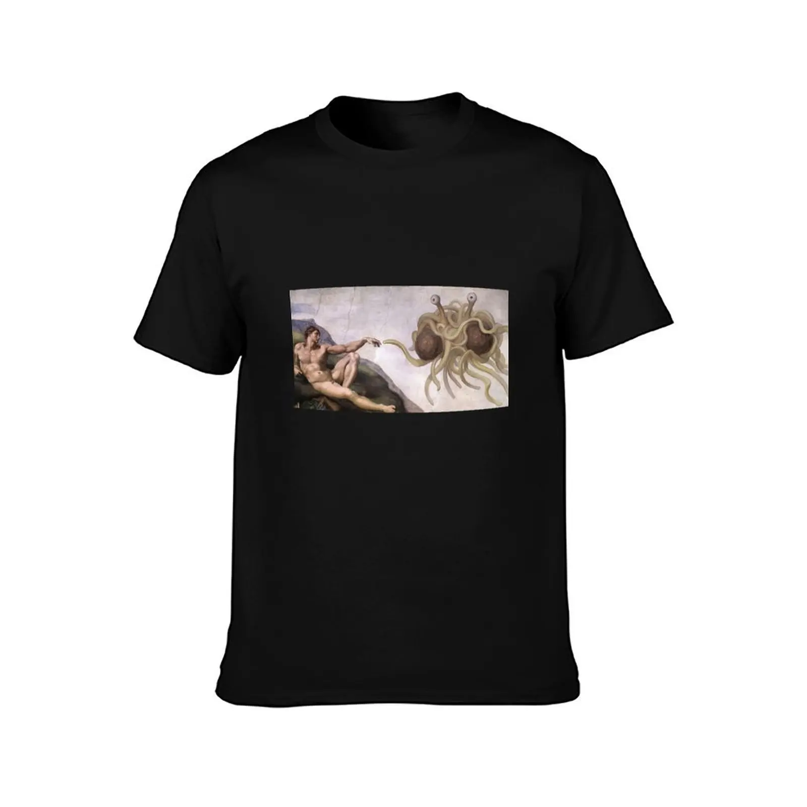 Flying Spaghetti Monster T-Shirt Big Size Simple T-Shirt
