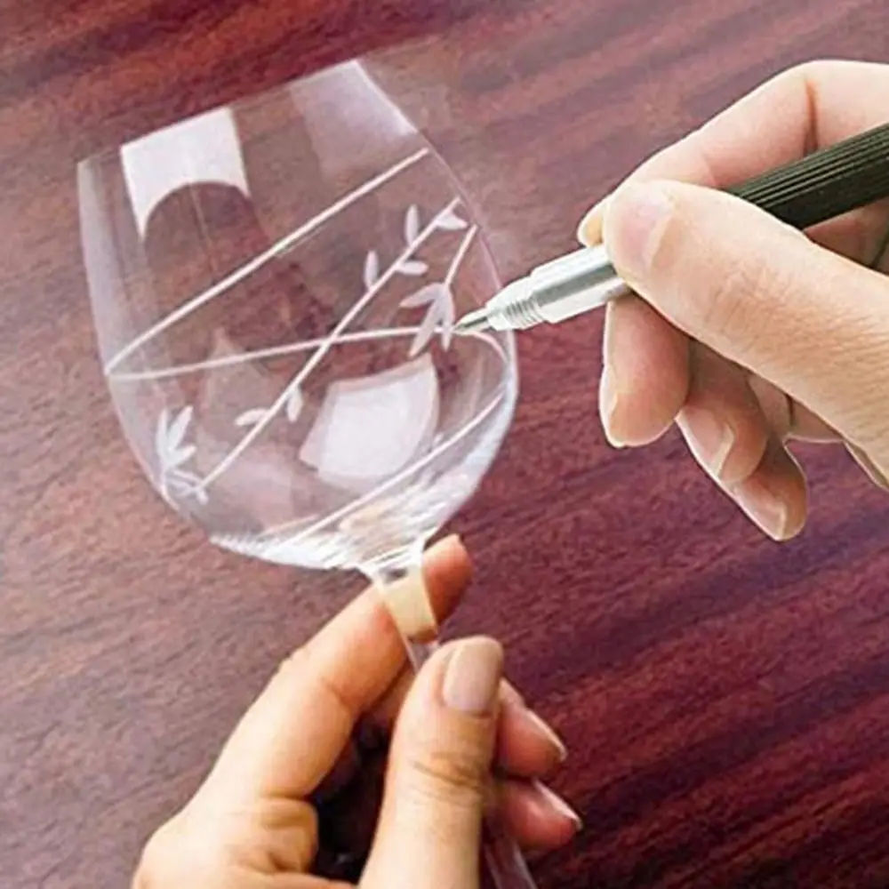 

Высококачественная двуглавая металлическая ручка-писатель, ручные инструменты, твердосплавный наконечник, керамика, гравировальная ручка для стекла, серебряная ручка для рисования, деревообработка