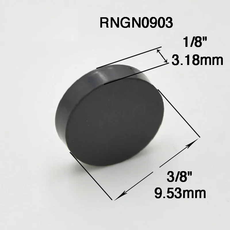 CBN Ronde Inserts PCD PCBN Draaibeitels voor Metaaldraaibank Diamant RNGN 0903 1203 3/8 1/2 inch Cutter Chuck Draaibank Freesplaat