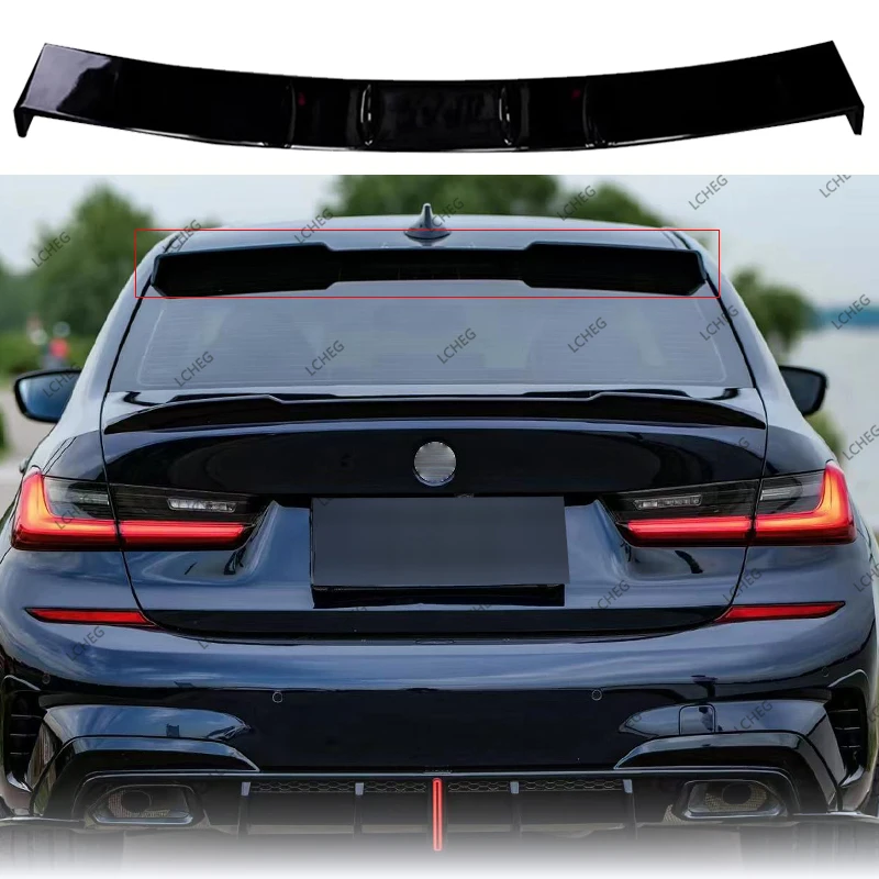 For BMW 3 Series G20 G80 M3 （Early Stage） 320i 320i 2020-2022Real Carbon Fiber Rear Window Spoiler GT Style Rear Roof Spoiler