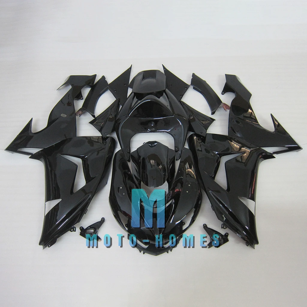 

Индивидуальный комплект обтекателей для ZX10R 06 07, Kawasaki Ninja ZX-10R 2006 2007, глянцевый черный литой литой велосипед для восстановления