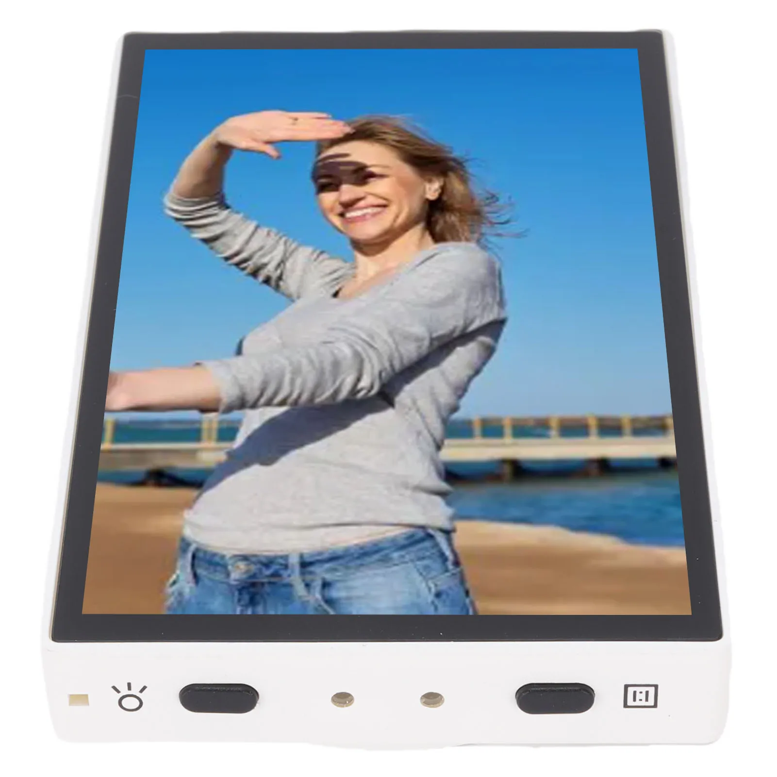 Phone Vlog Selfie Display Screen Magnetic High-Definition Clear Phone Rear Camera Selfie Screen for Streaming Video Recording