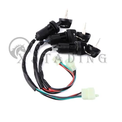 Universal Motorcycle Ignition Switch Key 2 or 4 Pin Wire On/Off For 50cc-250cc ATV Go kart Scooter Quad Dirt Bike Accessories