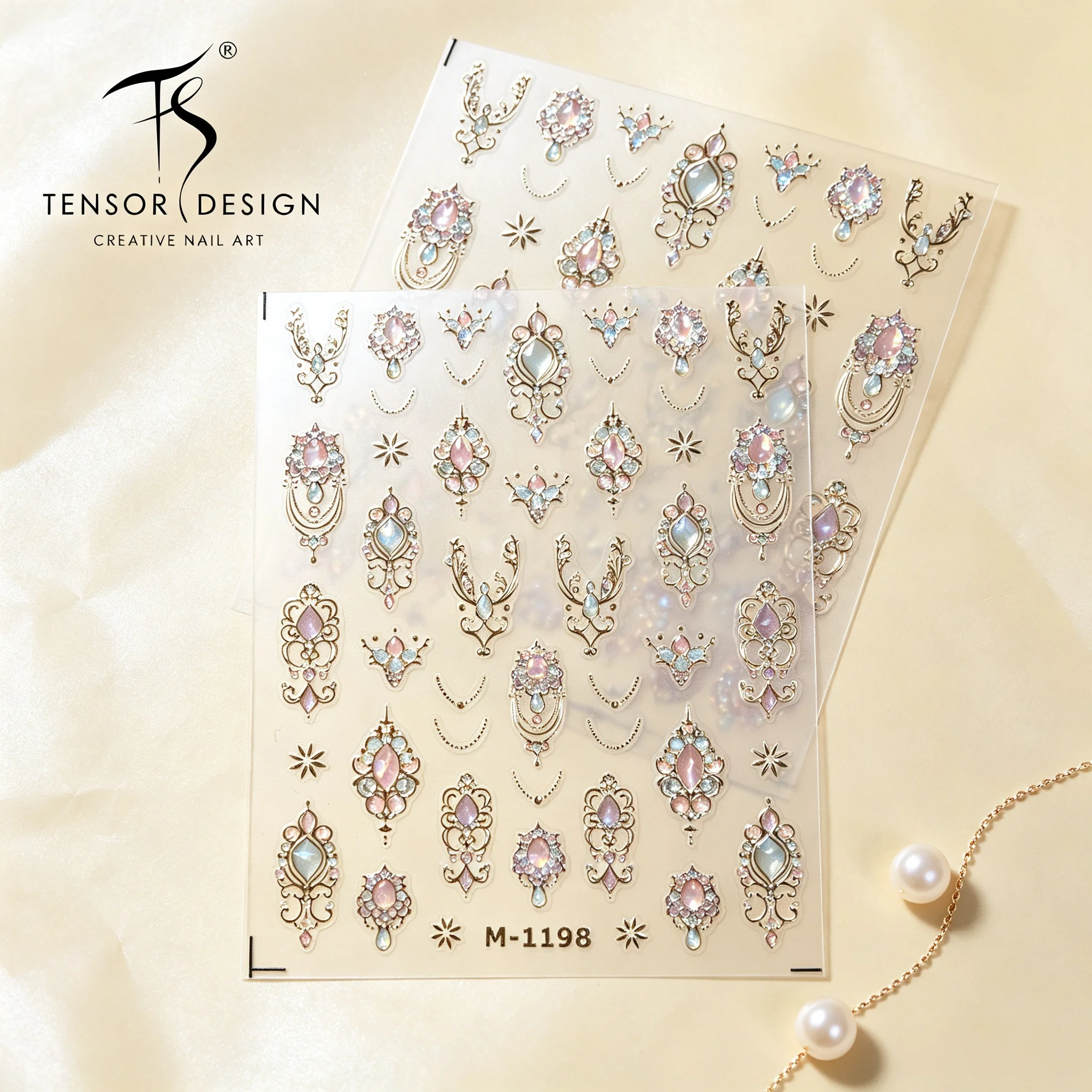 Nail Art Elegan - Autocollants 3D/5D TENSOR NAIL pour ongles,