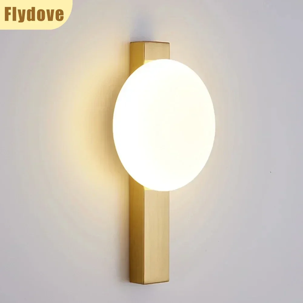 

Nordic Hotel Bedhead Wall Light Simple and Creative LED Circular Staircase Balcony Corridor Background Wall Decorative Light Led