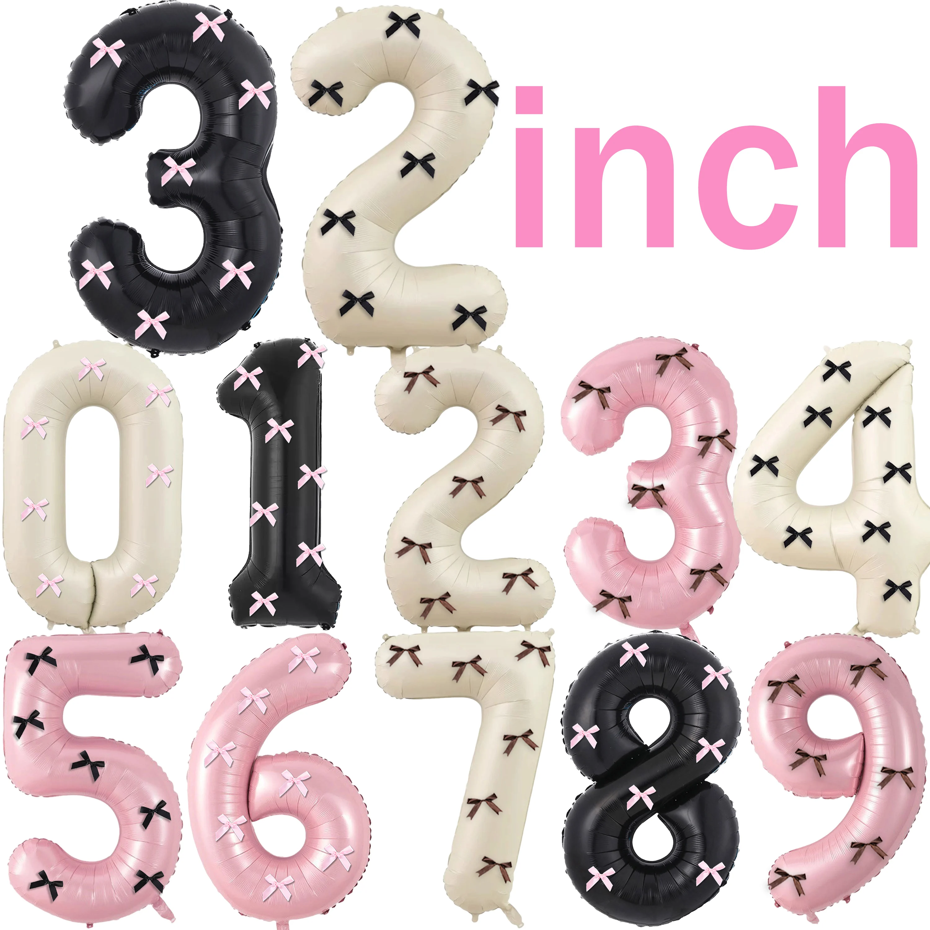 

Фольгированные цифры 0-9 для праздника