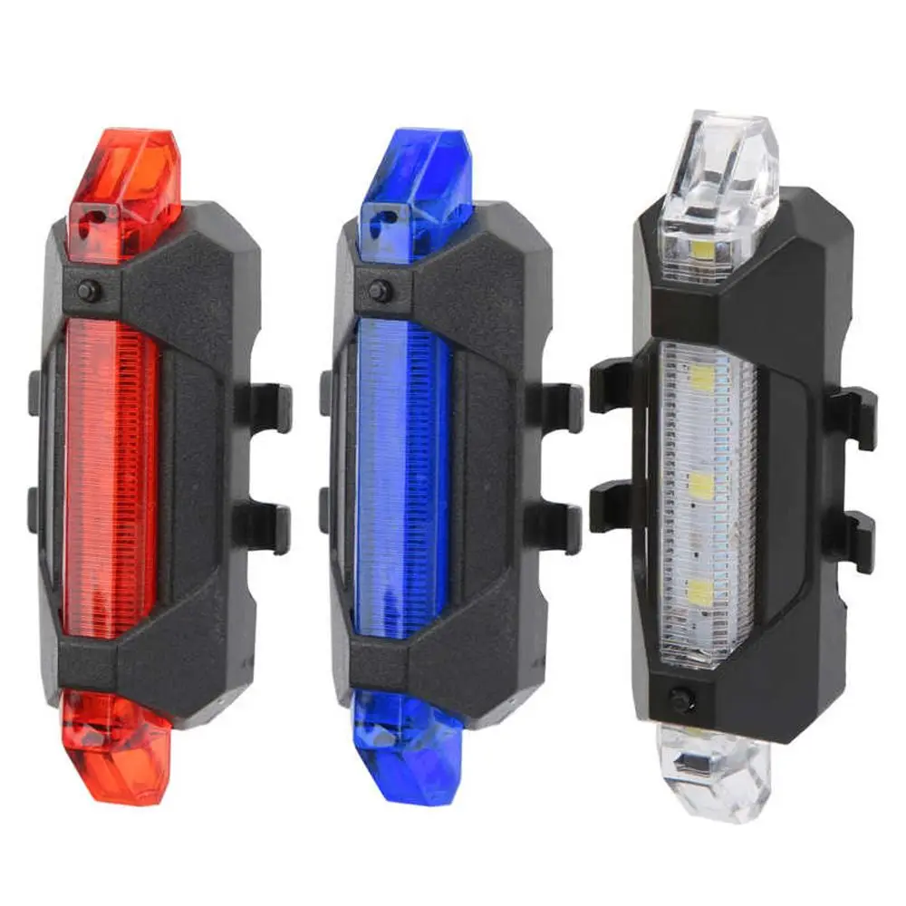 Luz trasera delantera para bicicleta, accesorios para ciclismo, luz trasera para bicicleta, luces para bicicleta con carga USB, luces traseras para bicicleta