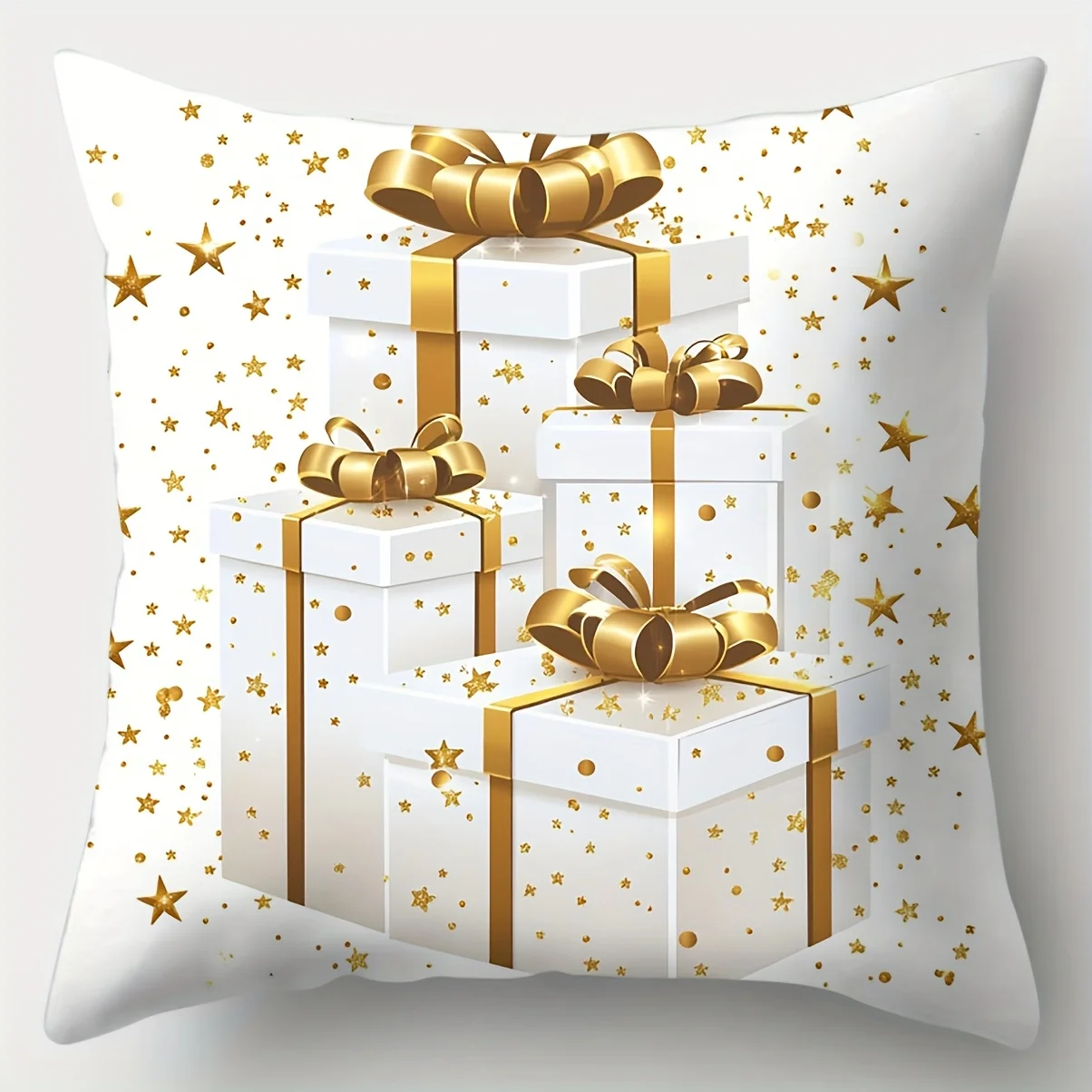 Christmas Pillow Covers,Single-Sided Print, Christmas Decor, Sofa Lumbar Cushion Covers, Inserts Not Included