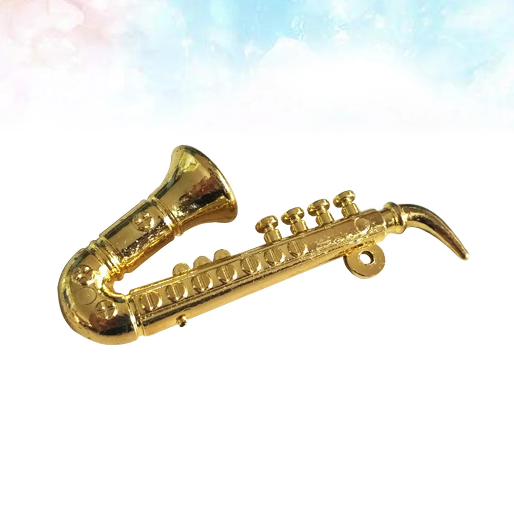 Saxophone Decor Mini Musical Instrument Toy Instruments Saxaphone Book Childrens Toys