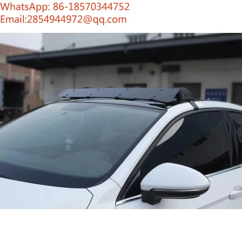 Universal Car Roof Spoiler Deflector Wind Noise Reduction Silent Roof Air Flow Guide Panel Auto Modification Accessory