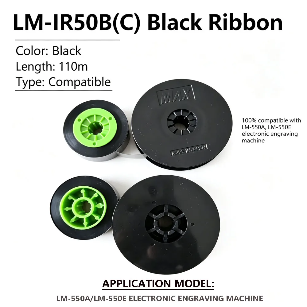 10px-magnetic-tape-ink-ribbon-compatible-lm-ir50b-110m-black-ink-cartridges-for-lm-550a-e-label-tape-printer-ribbon-typewriter