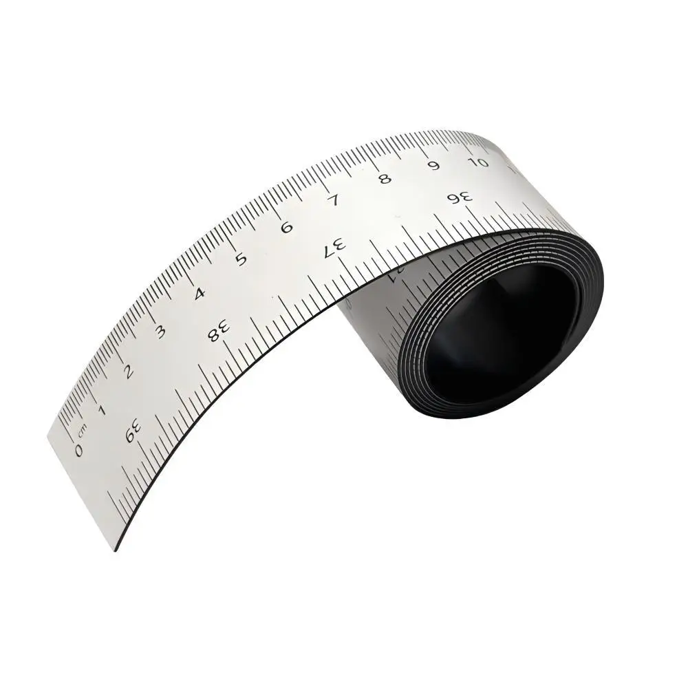 Magnetic Soft Rubber Ruler Set for measurement & Border Decoration - Adjustable & Easy to Cut