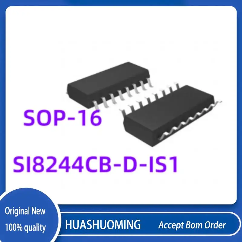 10Pcs/Lot  New  SI8244CB-D-IS1 SI8244CB SI8244CB-D 8224  SOP16