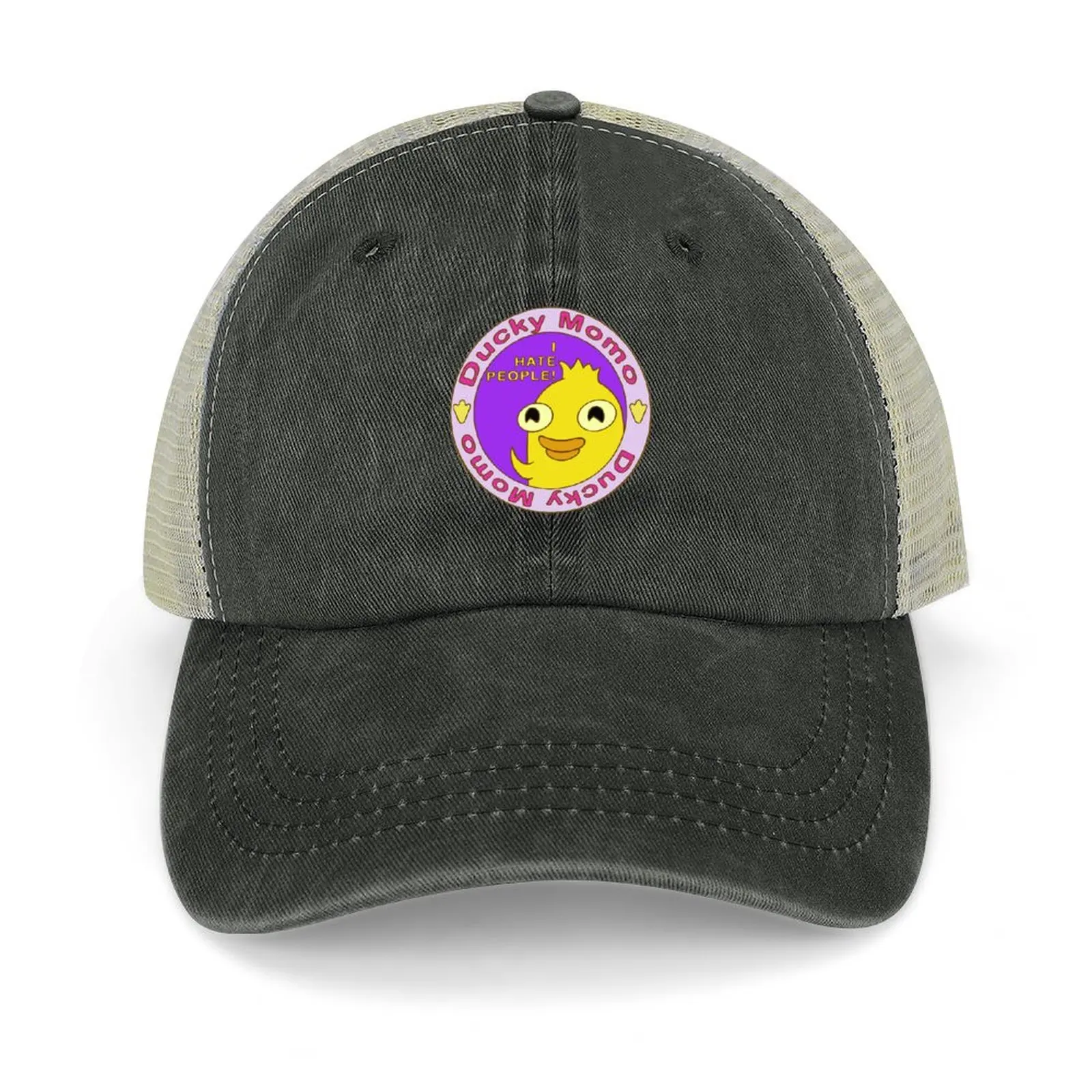 

Ducky Momo I Hate People Baseball Cap Military Tactical Cap Funny hats New Hat Beach Outing Women's Golf Clothing Men's