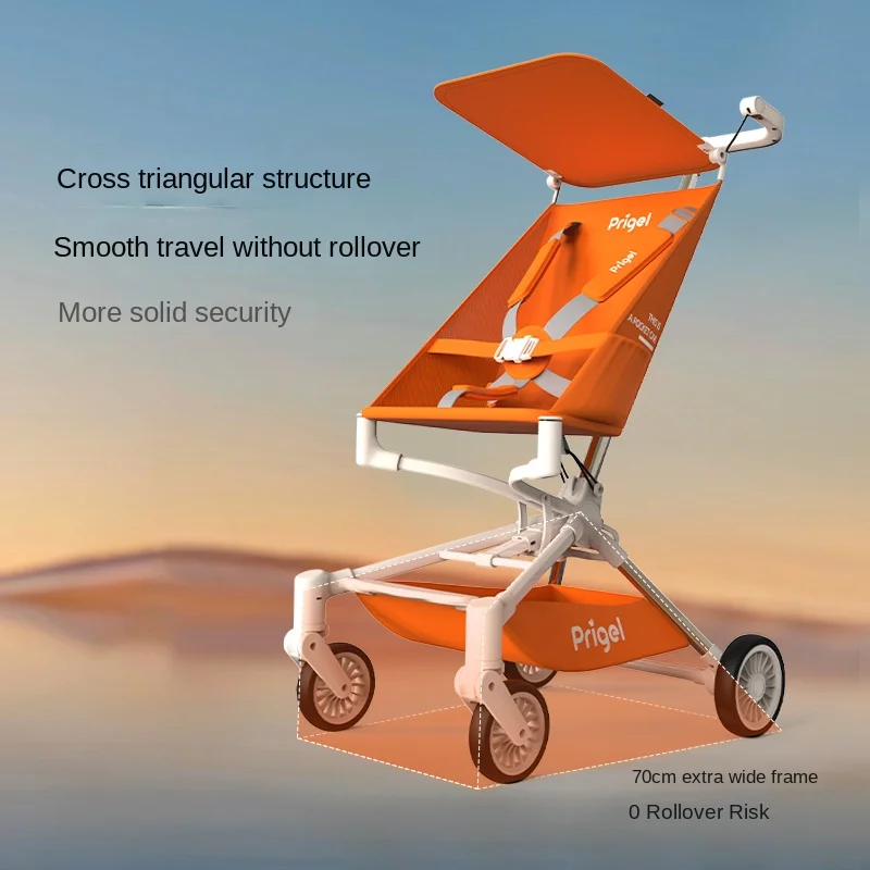 Детская карманная машинка, только детская коляска, 3,8 кг, легкая коляска, встроенные пружинные амортизирующие колеса, автомобильный зонтик