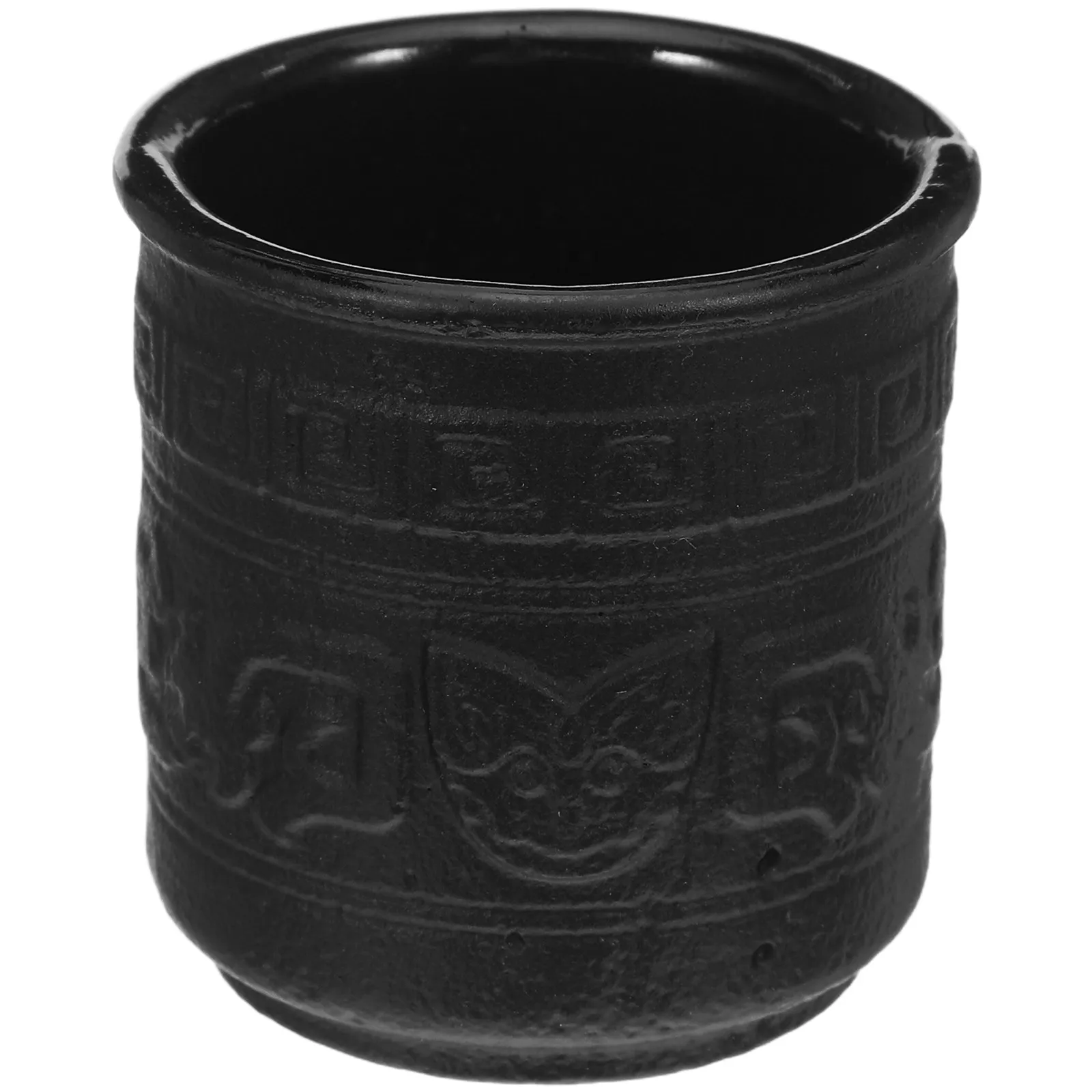 Cast Iron Tea Cup 110Ml Traditional Japanese Retro Teacup Magpie Design Iron Craftsmanship for Gongfu Tea Brewing Warm Flavor