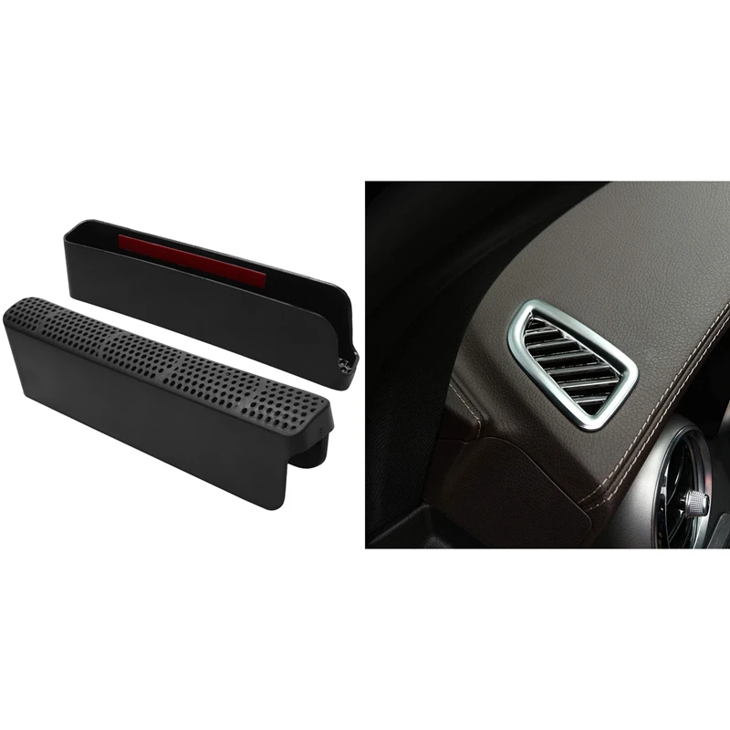 4 Pcs Car Accessories: 2 Pcs Car Air Condition Vent Outlet Cover & 2 Pcs Dashboard Air Conditioning Outlet Vent Cover