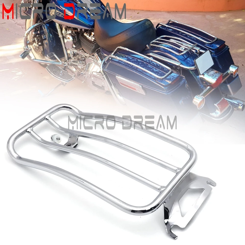 

Motorcycle Rear Solo Seat Luggage Rack Support Shelf for Harley Touring Electra / Street Glide Road King CVO FLHT FLHR FLHX FLT