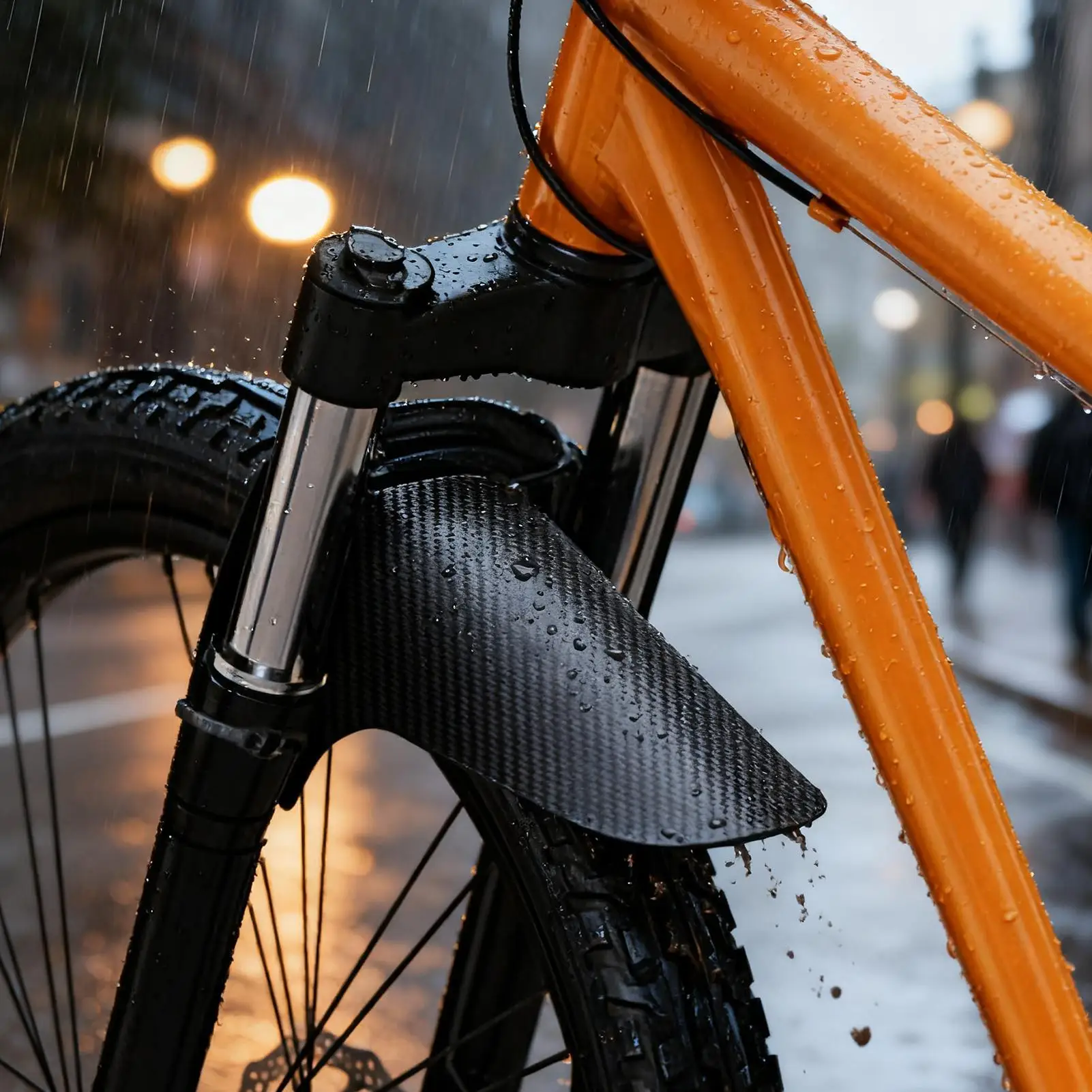 

Защита для горного велосипеда, защита от грязи из углеродного волокна, передняя и задняя защита для горного велосипеда, велосипедные крылья, передний и задний комплект для дороги