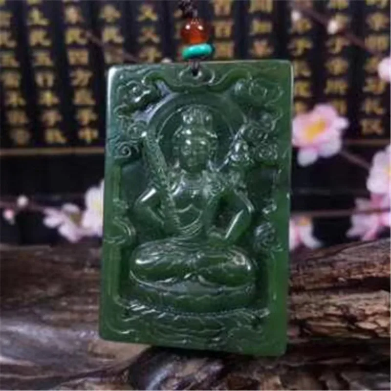 Hetian Jade Jasper Amulet Pendant Zodiac Signs Of Ox Tiger, Guardian Deity Of Void And Hidden Realms,