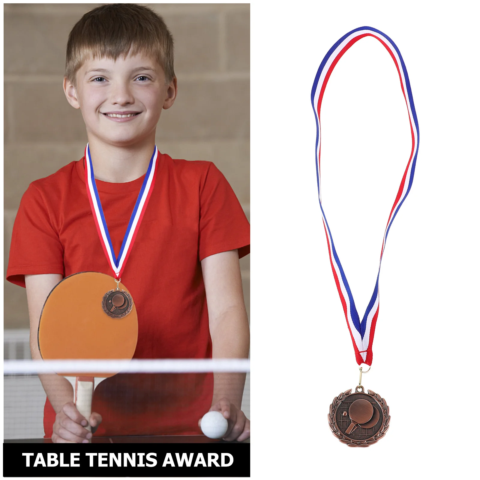 金属賞メダル 亜鉛合金 子供用卓球競技賞品 スポーツメダル スポーツイベントパーティー記念品