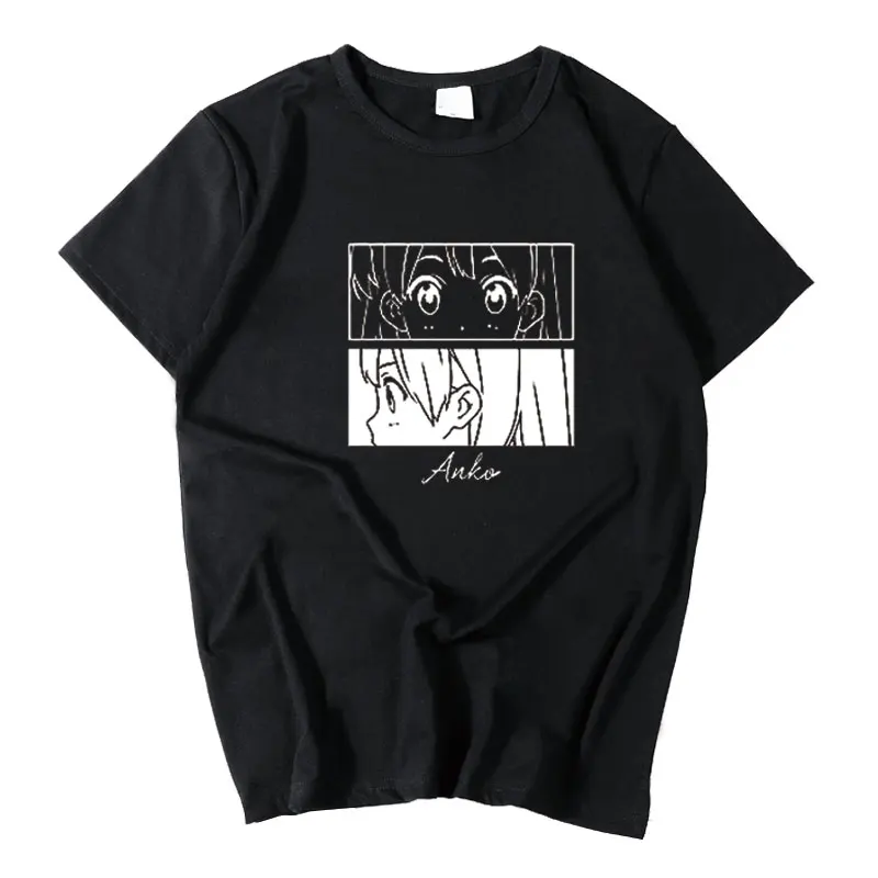 Anime Kitashirakawa Tamako Market Men Women T-shirt Cosplay Costume T shirt Summer Cartoon Casual Cotton Short Sleeve Tee Tops