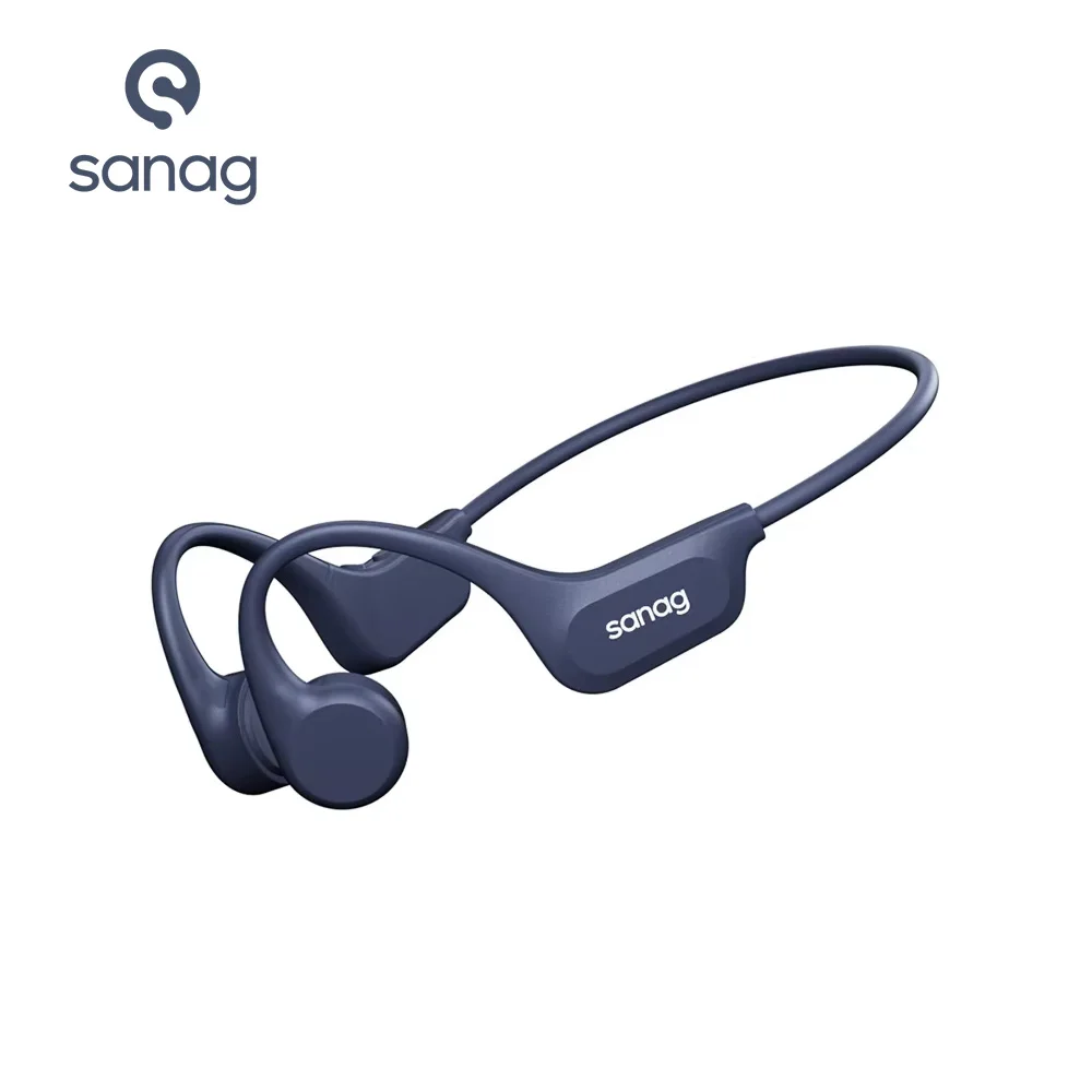 Sanag B60S Pro Max Bone Conduction Earphone IPX8 Wireless Open headset Bluetooth 5.3 Swimming headphones 64GB MP3 Earbuds