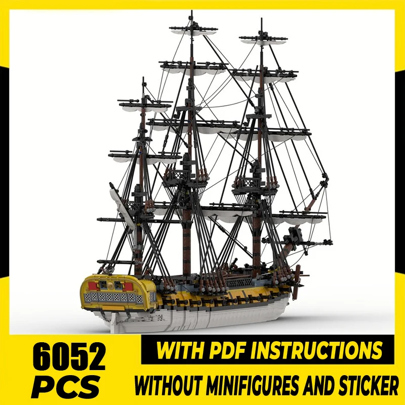 

Pirates Ship Model Moc Building Blocks Modular Spanish Frigate Model Technology Bricks DIY Assembly Holiday Construstion ToyGift