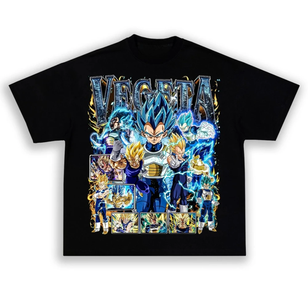 Dragon Ball Animation Printed T-shirt Casual and Comfortable Parent-child Clothing Family Clothing