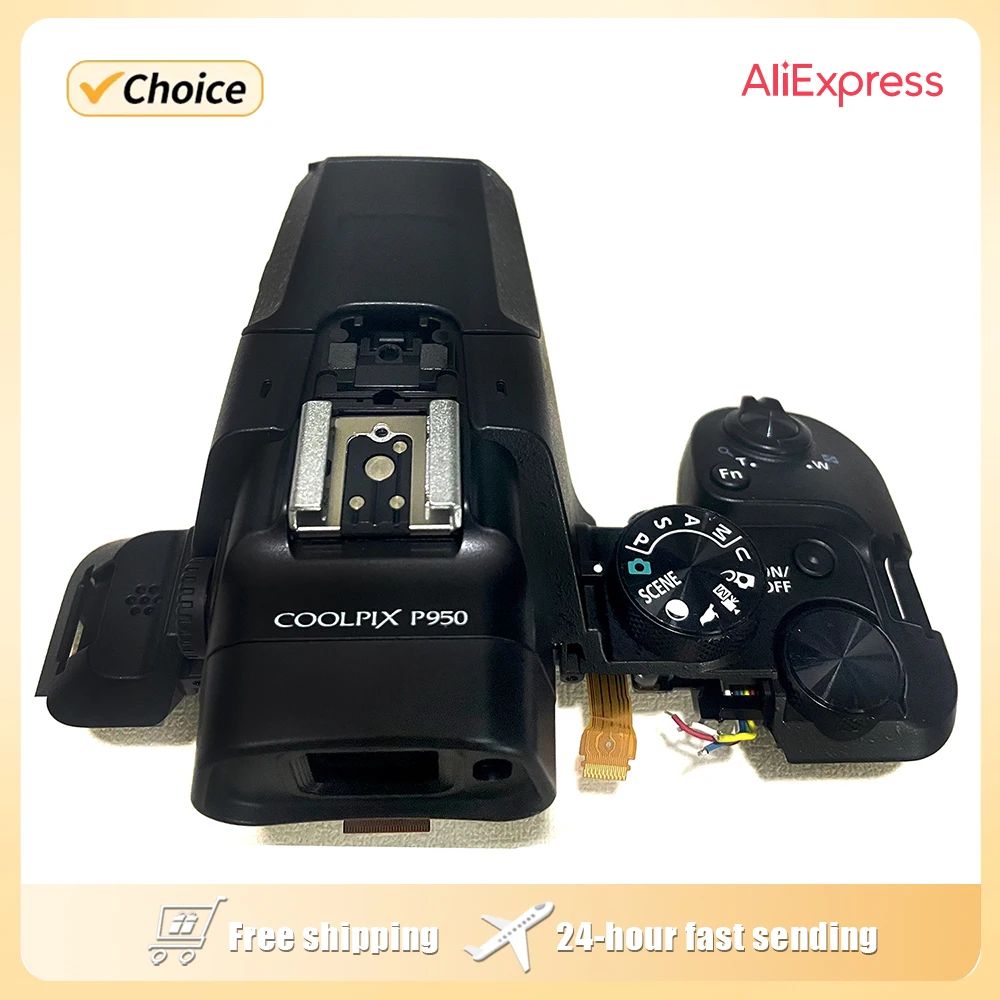 95% Nuovo gruppo coperchio superiore con modalità e pulsanti parti di riparazione per Nikon P950 SLR