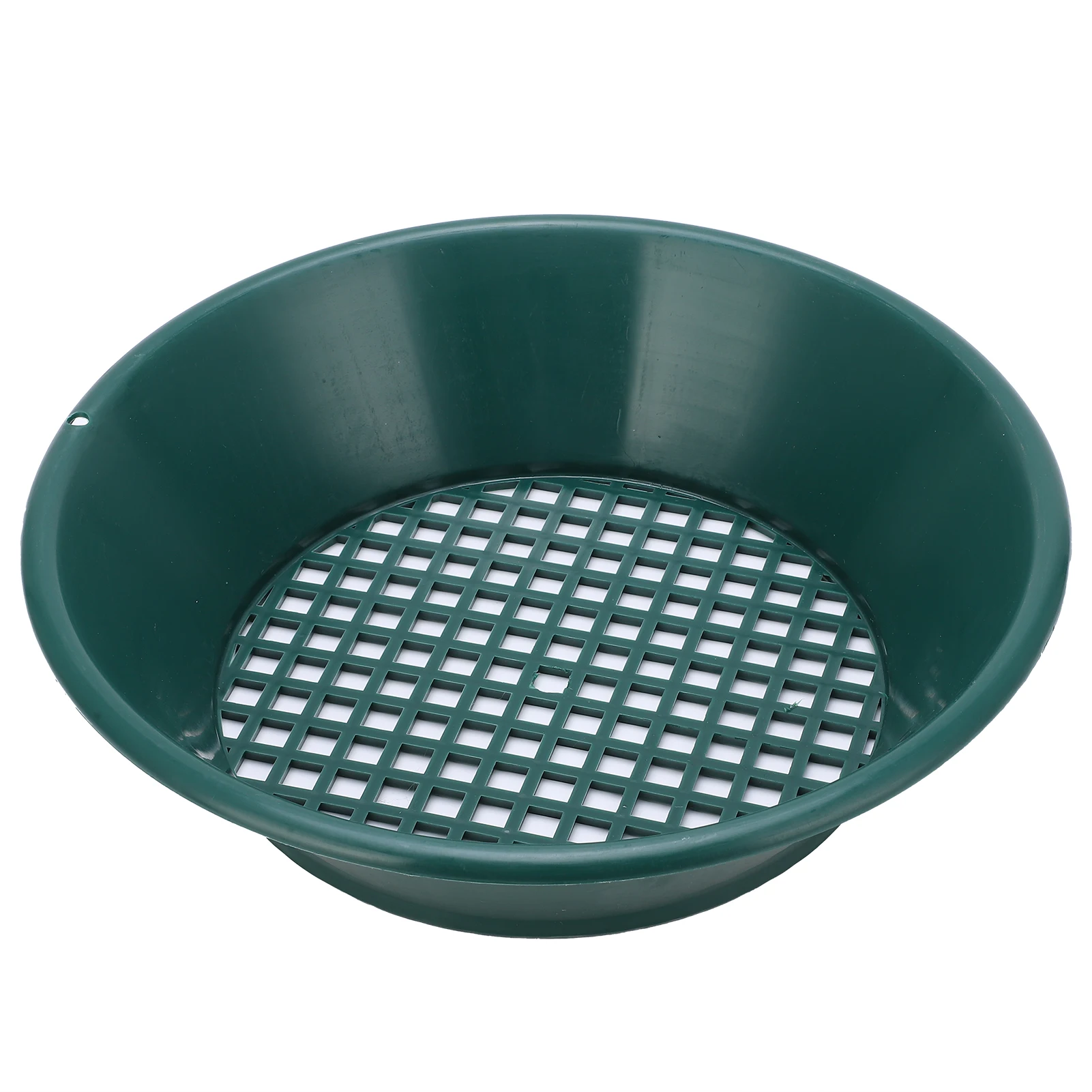 Bandeja de lavado de oro de 350 mm, tamiz manual para oro, accesorio para minería y prospección.