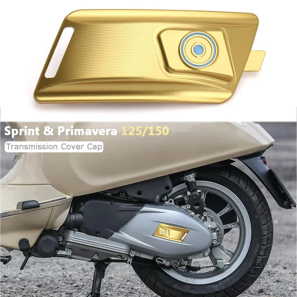 

Motorcycle CNC Aluminum Clutch Cover Drive Transmission Cap Protective Cover For Vespa Primavera 125 150 Sprint 150 125