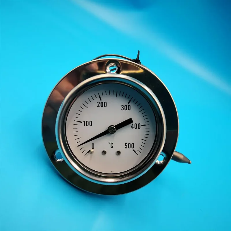 

Термометр из нержавеющей стали для печи для пиццы, дисплей температуры указательного типа, термометр из металлической пластины. Высокая термостойкость