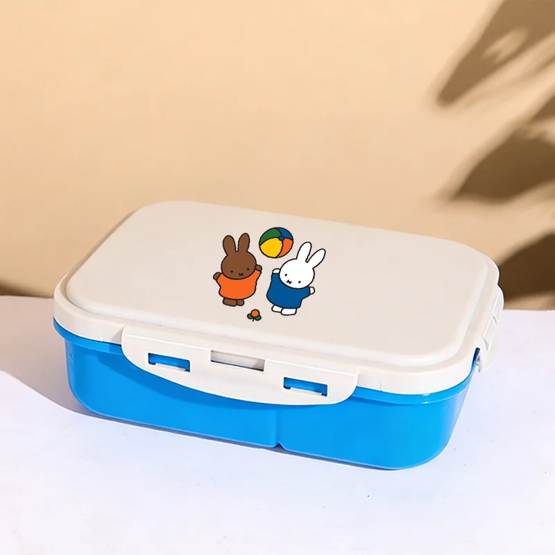 

Портативный ланчбокс Miffy с мультяшным аниме-принтом, контейнер для еды для женщин и мужчин, для пикника на природе, подарки, новинка
