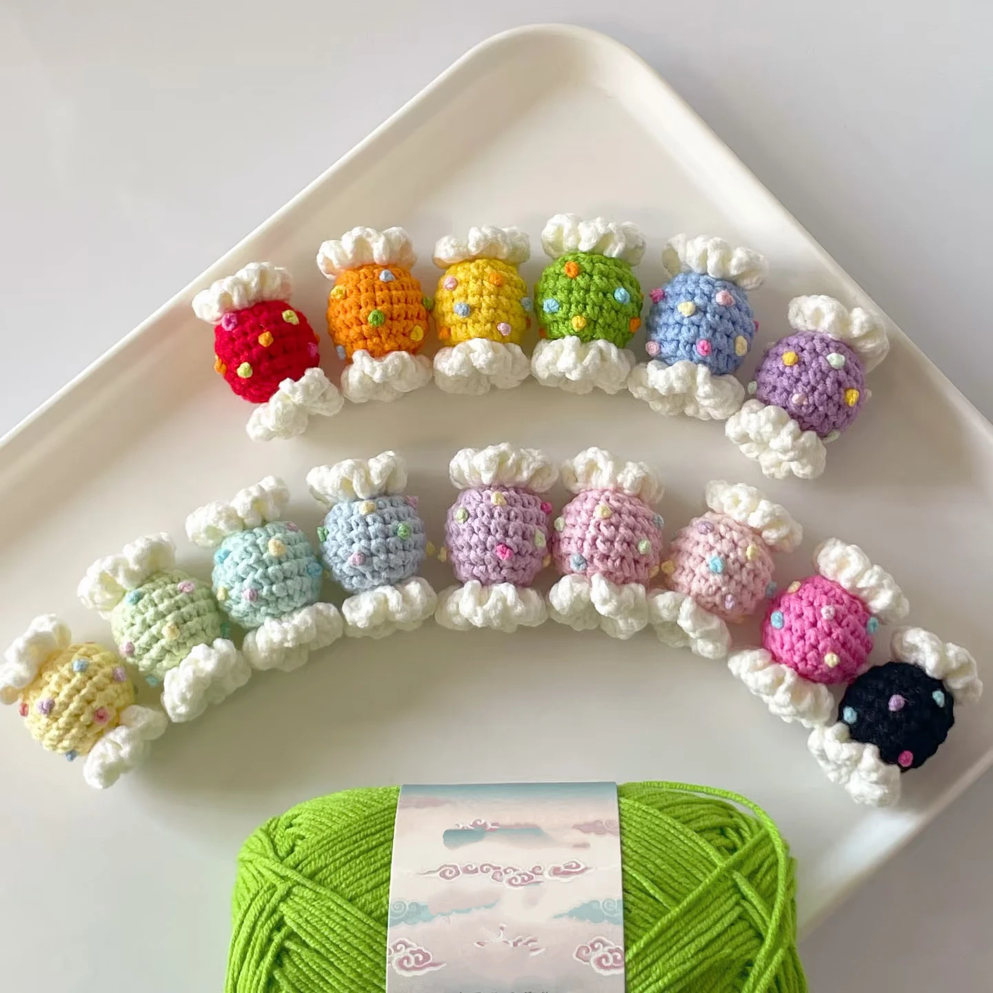 kit-de-materiais-arco-Iris-para-croche-diy-chaveiro-pingente-decoracao-de-carro-presente-fio-de-espessura-media-grossa
