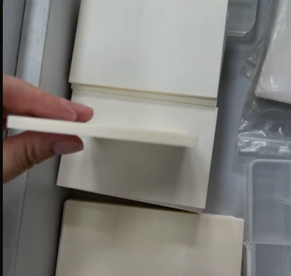 Custom Alumina Ceramic Plate 50x50 100 150 Wear-Resistant Industrial Firing Plate for Durability