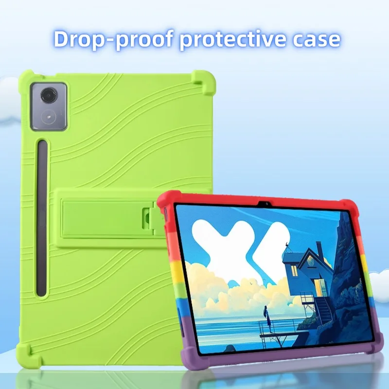 

Case Universal For Lenovo Idea Tab Pro P12 Xiaoxin Pad Pro 12.7 2nd Gen 2025 2023 TB373FU 375FC 370FU ZAE40142GR Silicone Cover