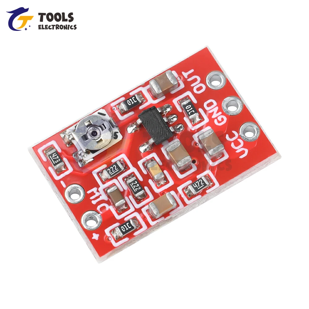 Modulo preamplificatore per microfono a elettrete DC 3-5V Guadagno regolabile Scheda amplificatore per microfono con acquisizione del rumore per progetti audio