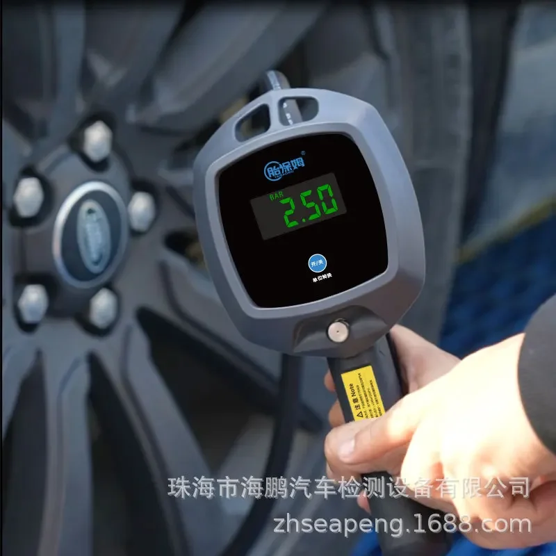 Imagem -03 - Precisão Digital Car Tire Inflação Gun Automóvel Pneu Medidor de Pressão de ar Pneu Monitor de Pressão Inflador Rápido Alta