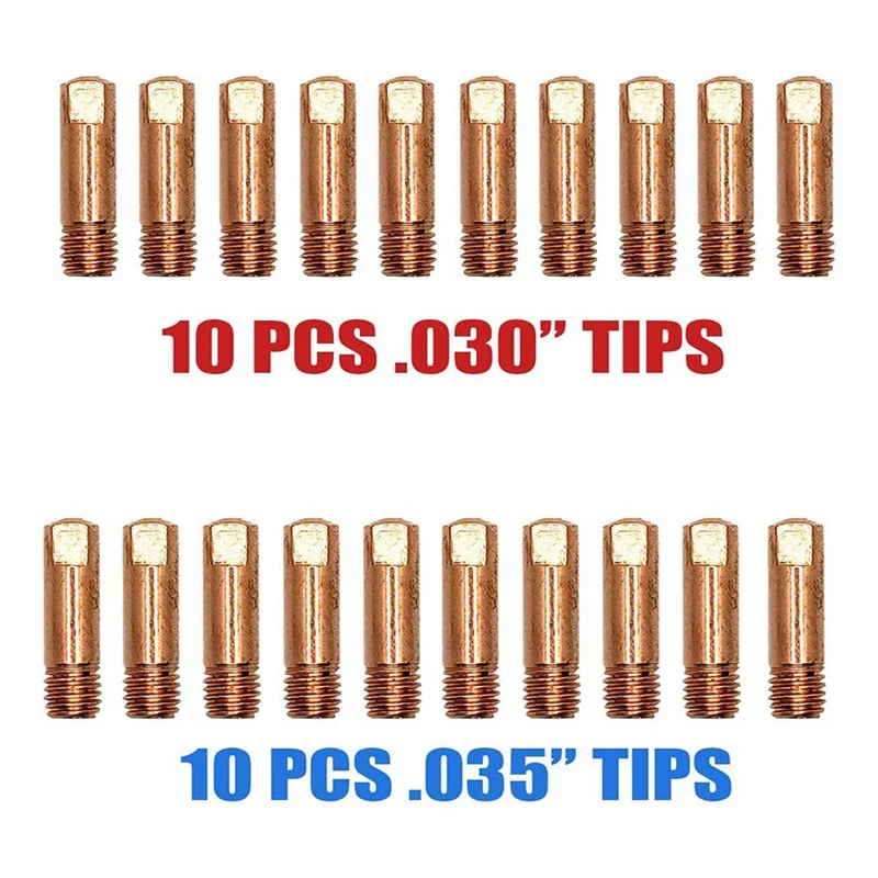 24 Pcs Flux Core Airless Nozzle Tip Kit Voor Lincoln Magnum 100L & Weld-Pak 100HD 125HD 140HD Mig lasser, mig Eastwood 135/175