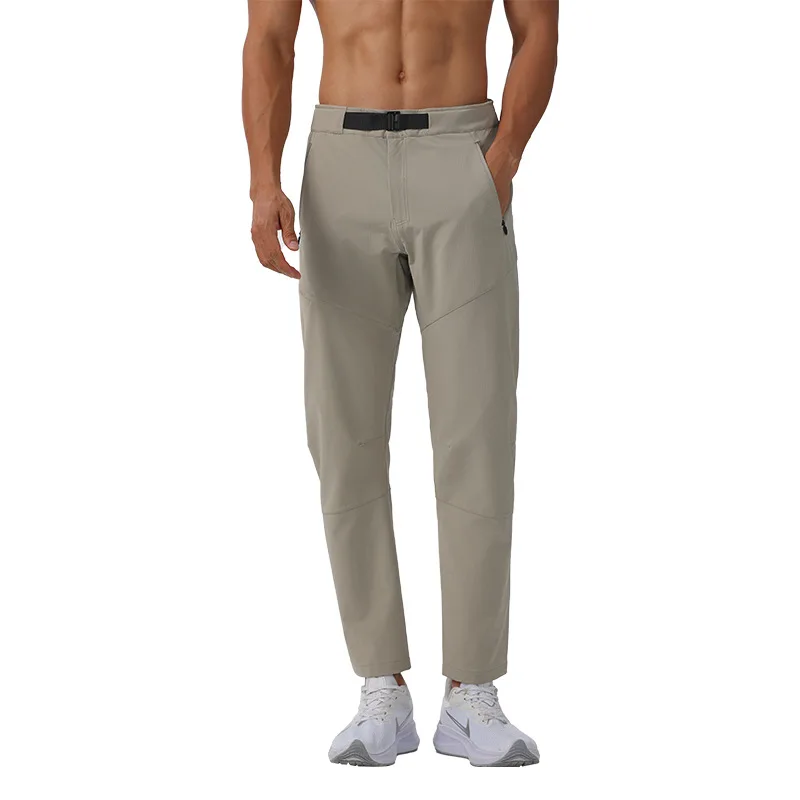 Outdoor hiking wear-resistant mountaineering men's straight leg quick drying sports pants trackpants trousers