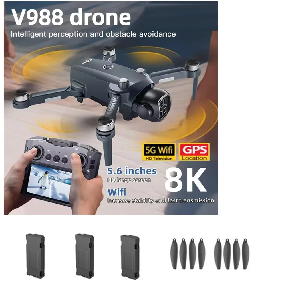 V988 Drone Accessory V988 Drone Batteries 3.7V / Propeller Blade /  Use For V988 Drone Part