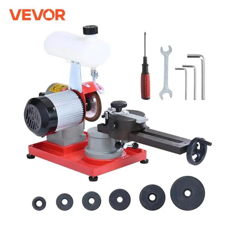 VEVOR Circular Saw Blade Sharpener Saw Blade Grinding with Water Injection 5-inch Grinding Wheel for Carbide Tipped Saw Blades