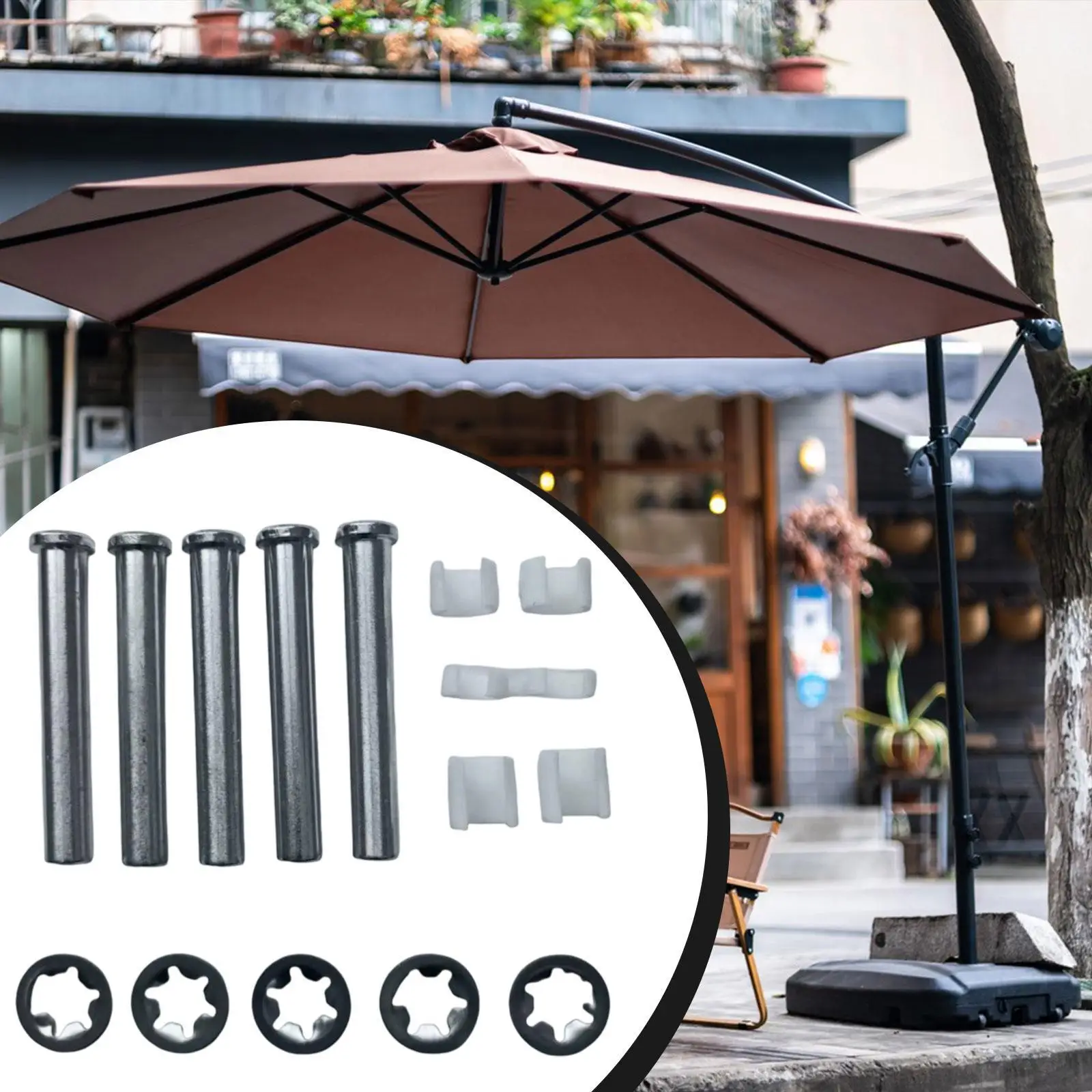 المظلة الذراع إصلاح دبوس عدة جلبة ومجموعة التجنيب إصلاح أجزاء الأجهزة المعدنية 5