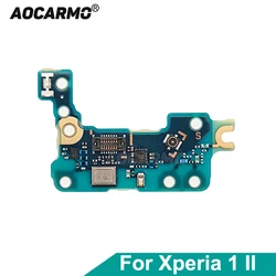 Aocarmo For Sony Xperia 1 II X1ii XQ-AT52 XQ-AT72 SO-51A MARK2 Bottom Microphone Platine Antenna Board Replacement Part