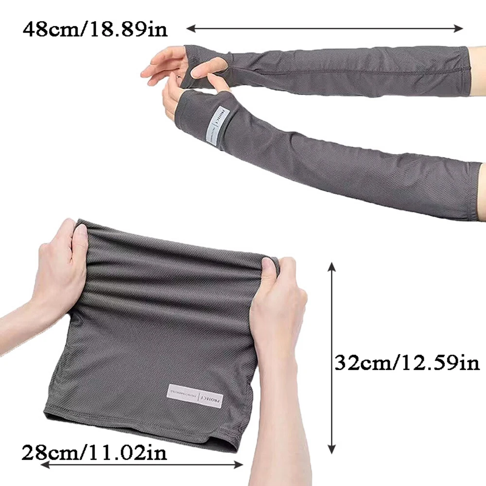 Mannen Ademende Slijtvaste Huidvriendelijke Outdoor Elastische Zachte UV-Bescherming Hoofddoek Arm Mouw Oor Bandana Sjaal Gezicht Cover