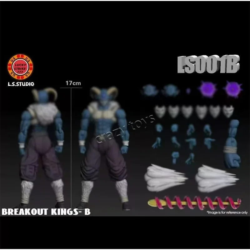 

Original L.S.Studio LS Studio SHF Super Saiyan SSJ Breakout Kings MORO Agent Killer Dragon Ball Z In Stock Anime Figures Toys