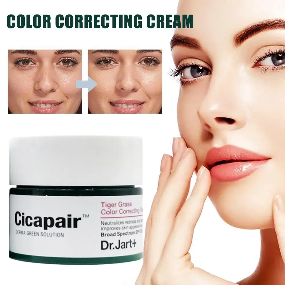 Cicapair Tiger Grass Color Correcting Cream 50ml Color Correcting Treatment Repairing Sunscreen SPF22+ Face Skin Care