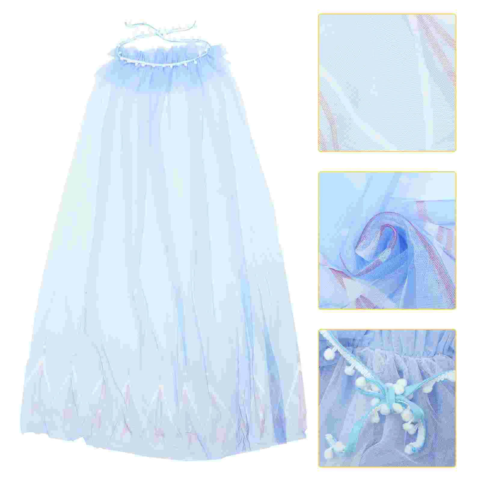 

Kids Clothes Children's Cape Accessories Fashion Cloak Princess Party Blue Girl