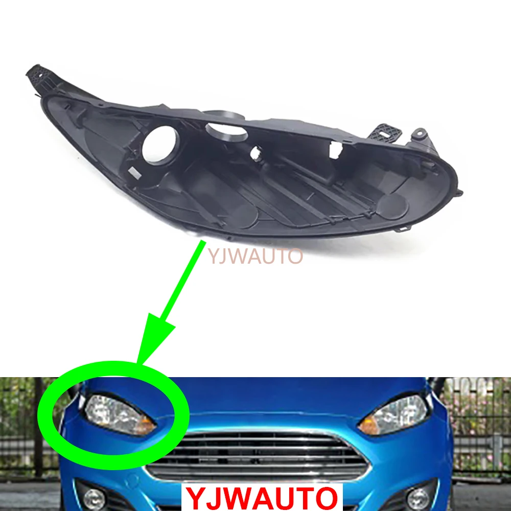 For Ford Fiesta 2013~2015 Headlamp House Car Headlight Base Rear Base Replacement Auto Front Lamp Holder Back Support